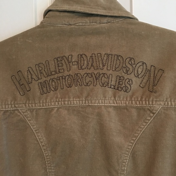FOR TRICIA. Womens Harley-Davidson Corduroy Jacket Large - Picture 4 of 9